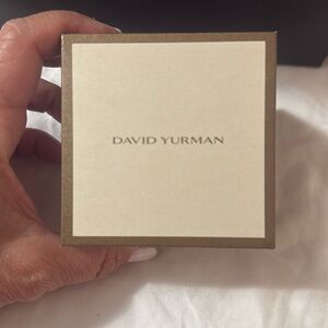 NWOT David Yurman Gift Box, card and cleaning cloth